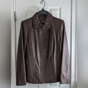 BGSD Brown Leather Jacket – Women’s Size L